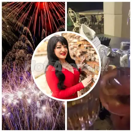 По-шумно от сватба: Певица празнува развода си с наздравици и заря