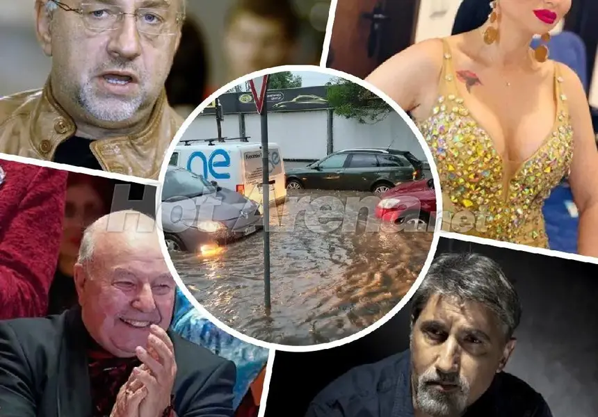 Софка в ужас от наводненията, Богдан Томов трепери да не му падне терасата