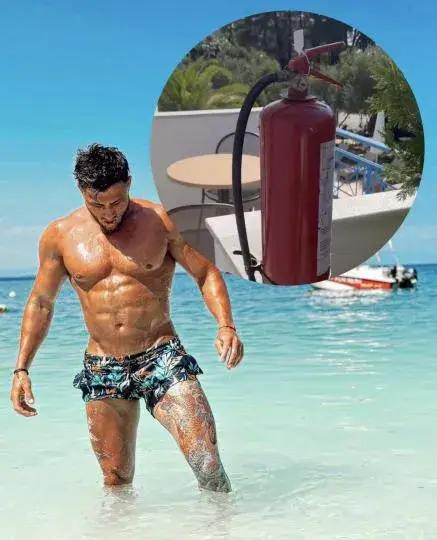 Станислав от „Хелс Китчън“ тренира с пожарогасител