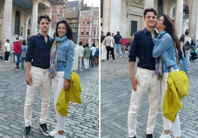 Яна Маринова хукна по театрите в Лондон със сина си