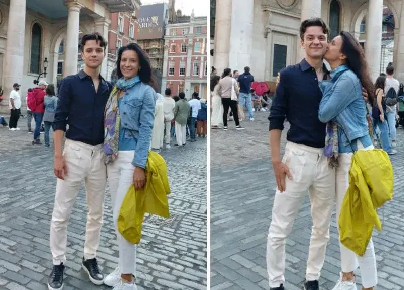 Яна Маринова хукна по театрите в Лондон със сина си