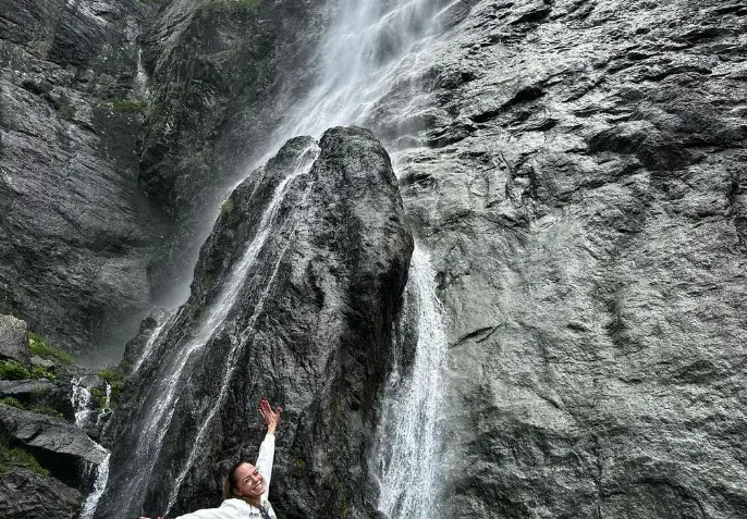 Йоанна Темелкова на Райското пръскало