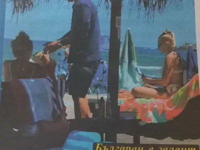 Малък Тошко спи пиян на плажа (Папарашки снимки)