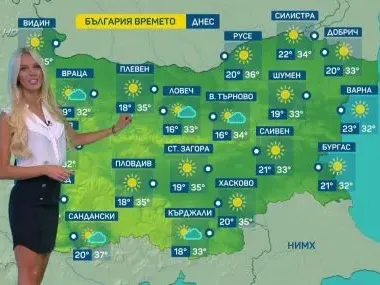 Натали Трифонова скоро ще казва времето по пеперудка (Зрители атакуват СЕМ със сигнали срещу разголената синоптичка)