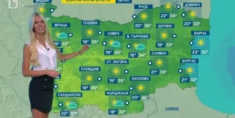 Натали Трифонова скоро ще казва времето по пеперудка (Зрители атакуват СЕМ със сигнали срещу разголената синоптичка)