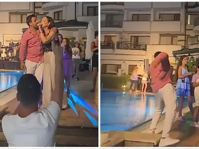 Ивана спаси колега от падане в басейн