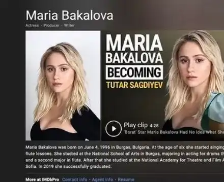 Наша гордост: Мария Бакалова изпревари Чарлийз Терон