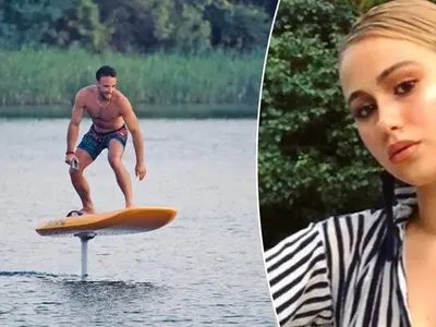 Гаджето на Мария Бакалова сърфира на Лазурния бряг