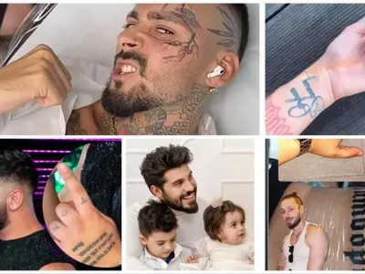 Тату мания: Фики и Венци Венц с татуси за децата, Сузанита - за родителите си