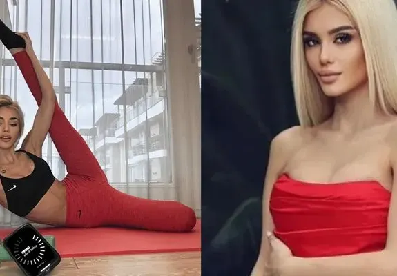 Лидия кълчи кълки във фитнеса