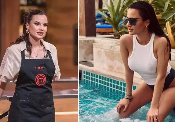 Секс Бомбата Тоби готова за Мис мокра фланелка