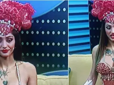 Силиконката Пандора стана тв водеща, води полугола и с разтворени крака (СНИМКА)