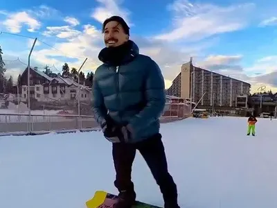 Ергенът Виктор откри сезона на сноуборда