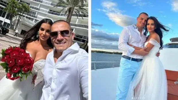 Бившата на Слави се омъжи в Америка