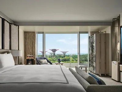 ЛУКС за 1300 лева на нощ! Преслава се похвали с гледка от 5-звезден хотел в Сингапур! (СНИМКИ)