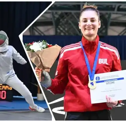 Хубавата Емма е №1 във фехтовката