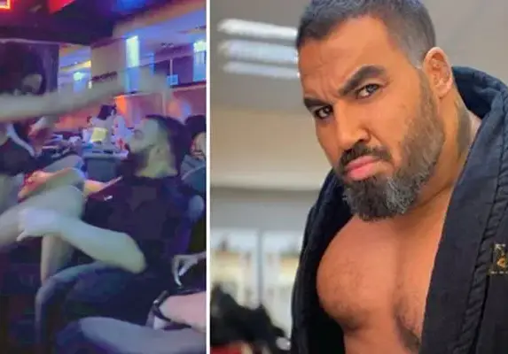 В стриптийз клуб във Вегас: Гореща мацка диво язди Азис ВИДЕО