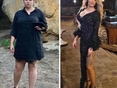 Вижте как е изглеждала пияната Христиана от „Ергенът“ преди (С 20 кг отгоре)