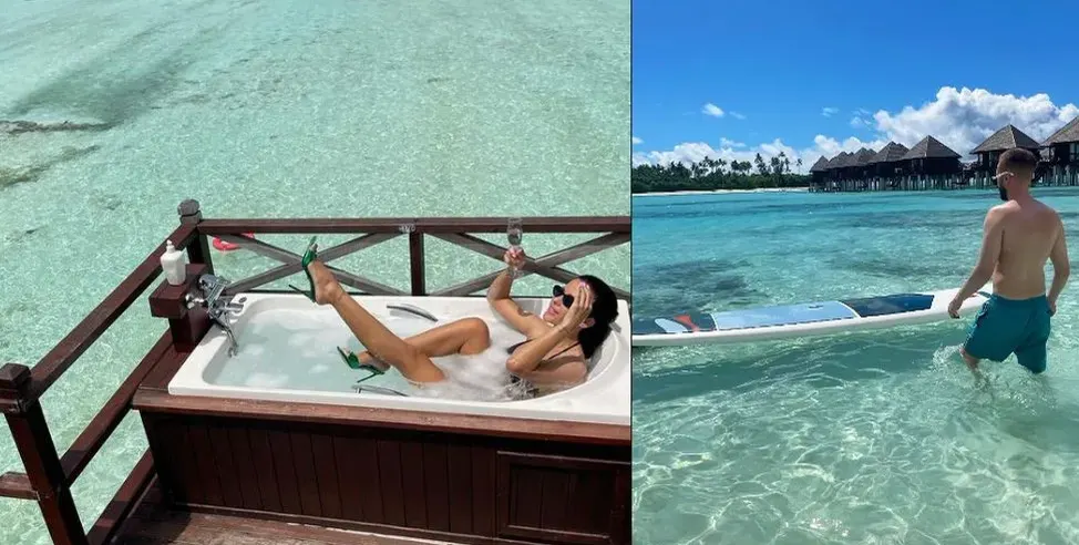 20 бона пръсна Криско за водно бунгало на Малдивите! Цвети тъне в лукс (СНИМКИ)