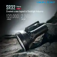 Imalent SR32 - вторият по мощност фенер в света! Осветява до 2080 м (120 000 лумена)