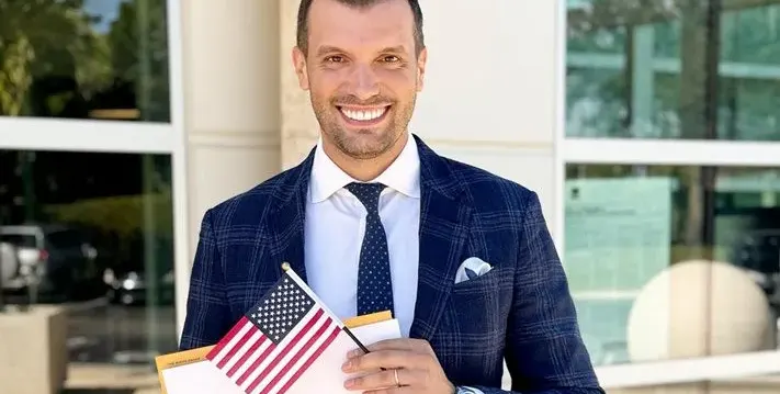 Милионерът Мистър България 2009 Мартин Мартинов стана баща в САЩ (Снимки)