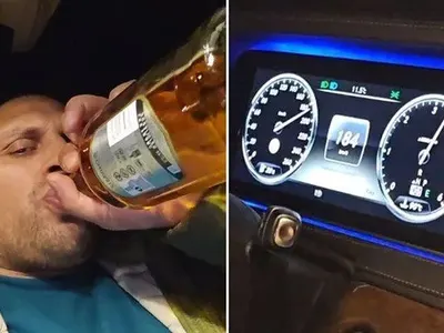 Помните ли Пламен Пържолата? Вижте го как пие зад волана и фучи със 184 км/ч СНИМКИ