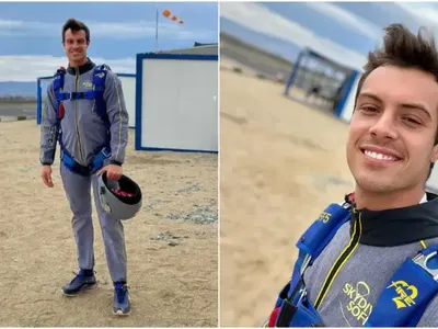 Актьорът Филип Буков: Още ме е страх, преди да скоча с парашут