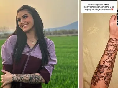 Нарязаната Дебора мечтае да е полицайка! Разкри какво изобразяват татусите й (Снимки)