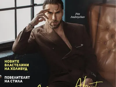 Pitt Andreychev със зашеметяваща фотосесия за Glamour Bulgaria (Снимки)