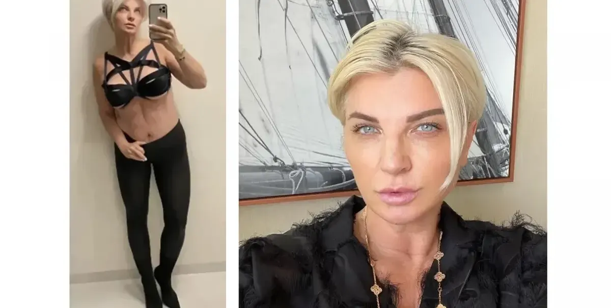 Силвена Роу не излиза от фитнеса в Дубай