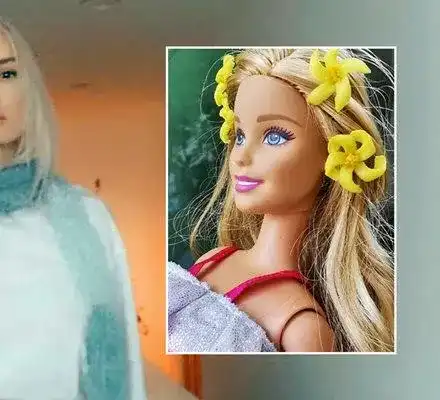 Соня Васи подражава на Барби