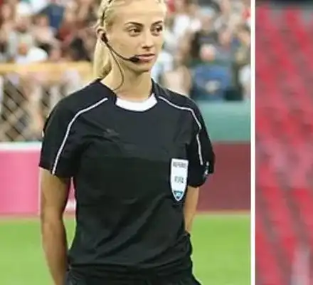 Най-красивата българска футболна съдийка крие мъж и бебе