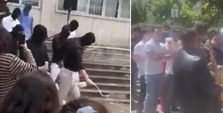 СКАНДАЛ във Варна! Абитуриенти празнуват като мутри (СНИМКИ)