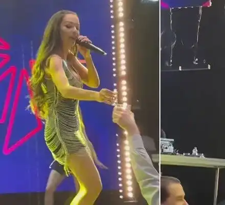 Висш пилотаж: Галена пее и пие на сцената (Снимки)