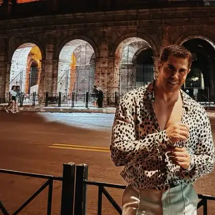 Иво Аръков заведе жена си в Рим