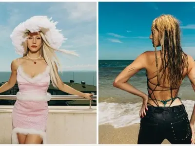 Мила Роберт на пилон в Ню Йорк