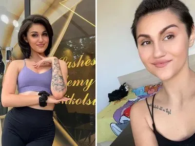 Нарязаната Дебора махна перуката, с която скриваше отрязаната си коса (СНИМКИ)