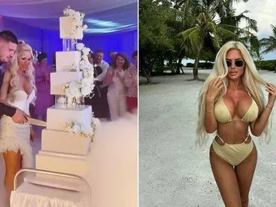 Плеймейтка вдигна тайна сватба