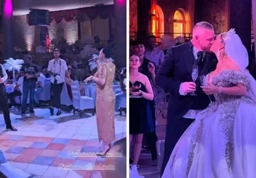 Роксана си забрави булчинската рокля