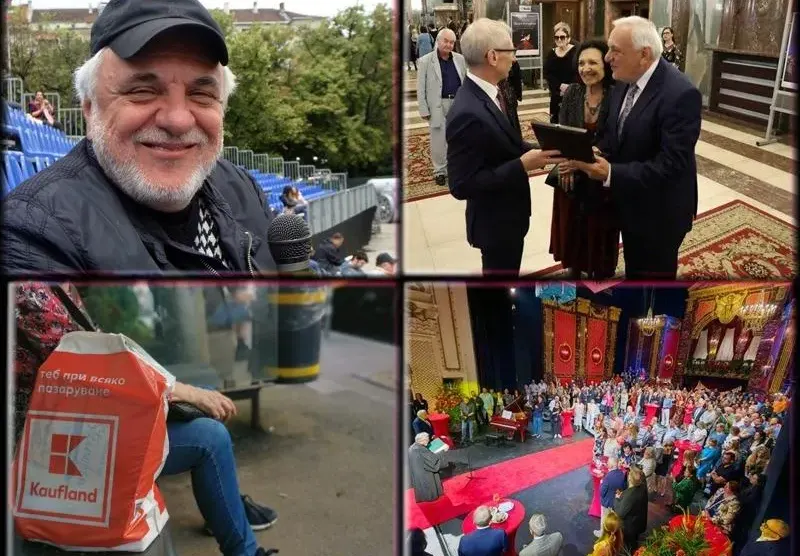 Шефът на Националната опера Пламен Карталов хапва евтина пица, а щедрата СОФРА за ЧРД плаща с пари на театъра? (Папарашки снимки)