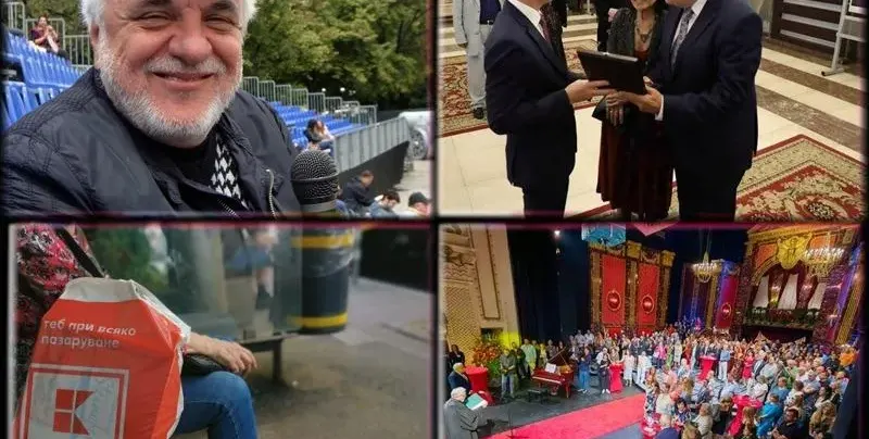 Шефът на Националната опера Пламен Карталов хапва евтина пица, а щедрата СОФРА за ЧРД плаща с пари на театъра? (Папарашки снимки)