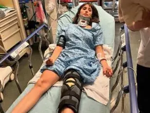 След ужаса: Нина Добрев се изправи на крака! (СНИМКИ)