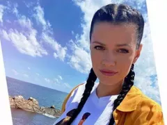 Ралица Паскалева с бебето в "Игрите"