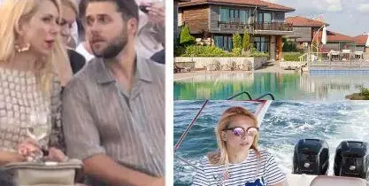 Новата на Алек Царина червива от пари! Има яхта и къща край морето! (СНИМКИ)