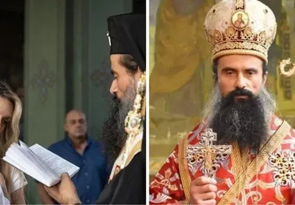 Новият патриарх Даниил кръщава сина на Луиза Григорова (Снимки)