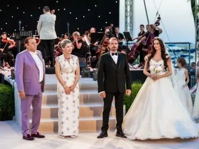 Оркестърът на Бургаската опера свири на сватбата на Диневи (СНИМКИ)