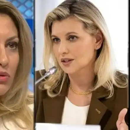 Рая Назарян като двойничка на Олена Зеленска (Снимки)