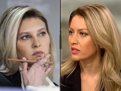 Рая Назарян като двойничка на Олена Зеленска (Снимки)