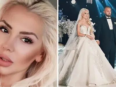 Втори дубъл: Звезда от „София ден и нощ“ се омъжи в 15 кг рокля