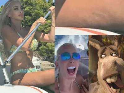 Антония Петрова раздруса целулит на плажа! Зъбите й обаче са по-брутални (ГАЛЕРИЯ)